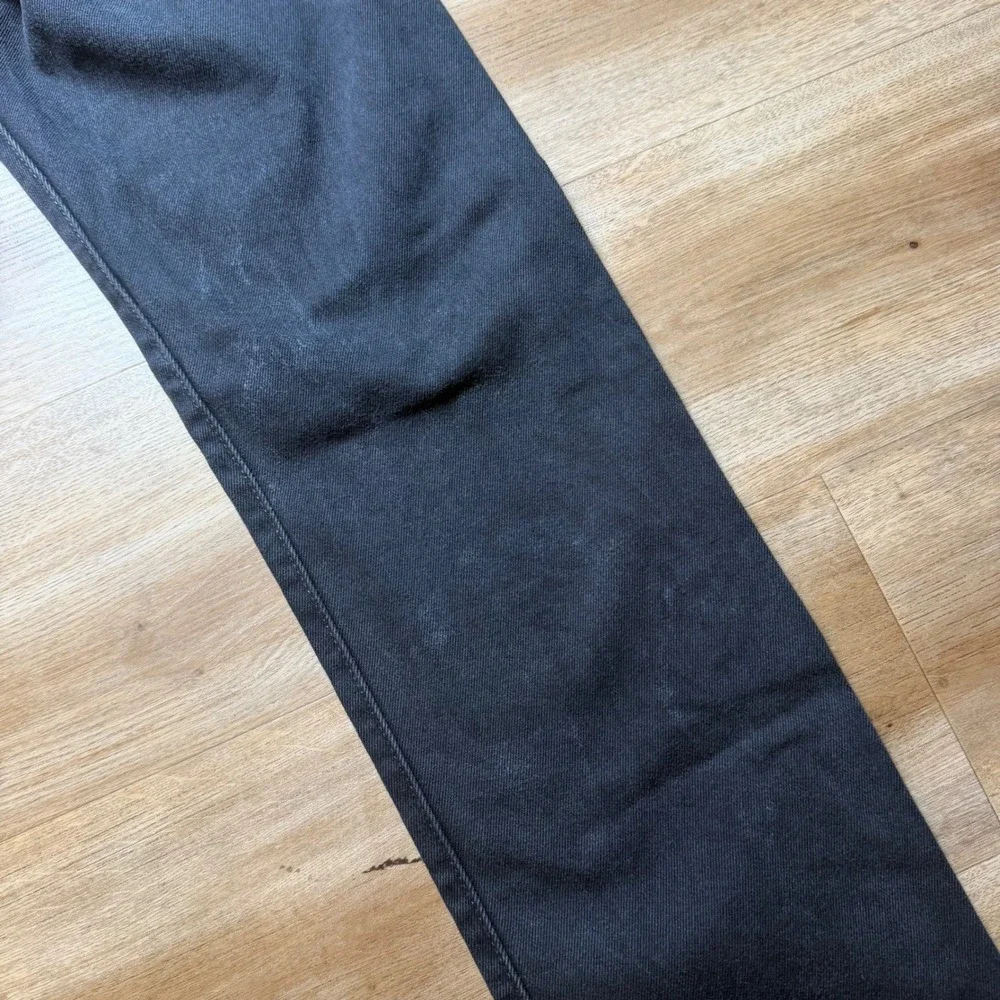 Levi's 501 Original Fit Jeans Mens 30x32 Black Button Fly Straight Leg Denim